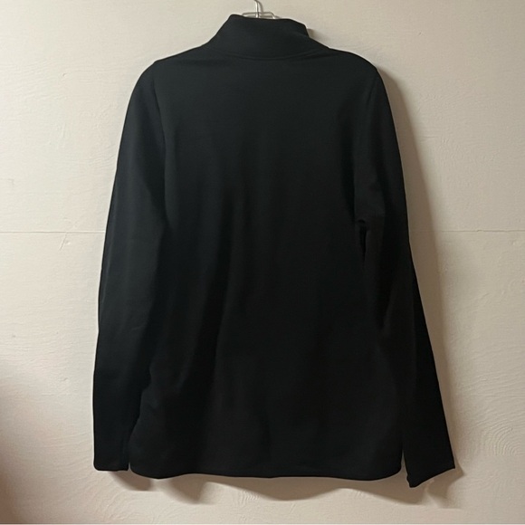 Nike Dri Fit Men’s Black 1/4 Zip Top Sweatshirt Size Large - Picture 5 of 7